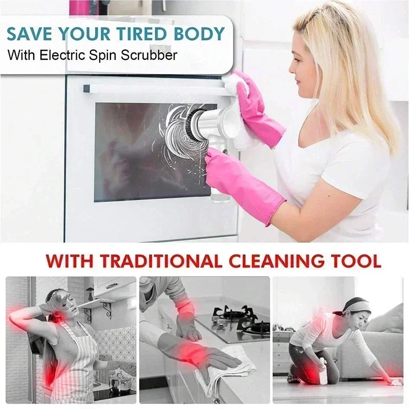 SparkSpin Cleaning Brush